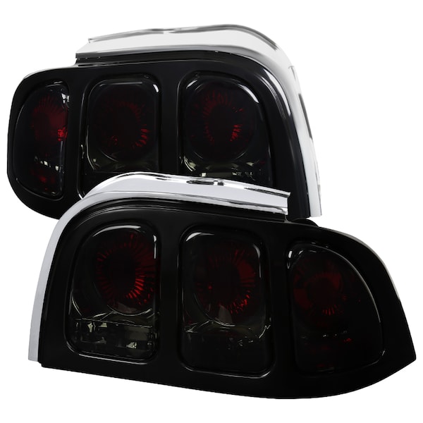 Spec-D Tuning 94-98 Ford Mustang Altezza Tail Light Smoke LT-MST94G-APC - main